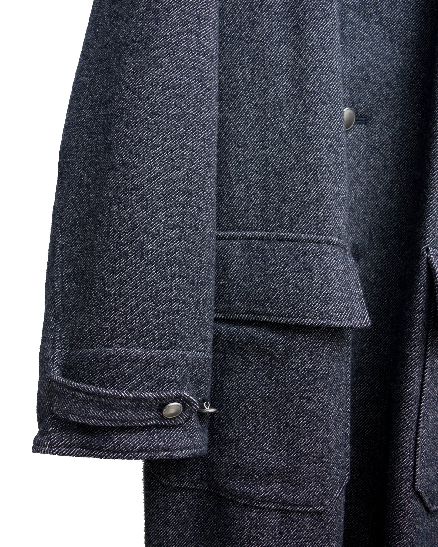 mountain parka navy ∙ wool tweed ∙ medium