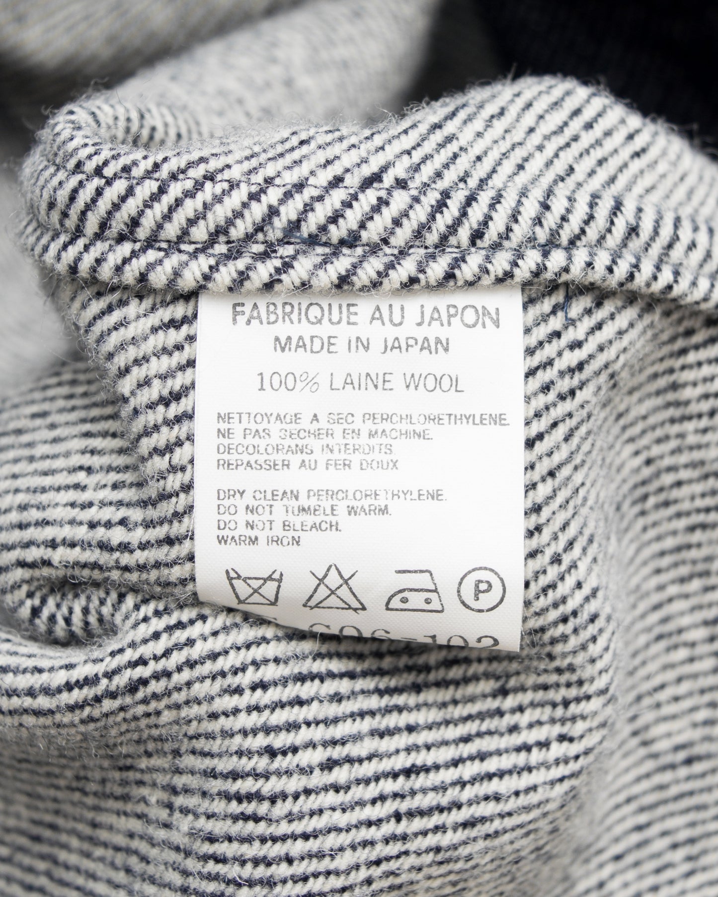 mountain parka navy ∙ wool tweed ∙ medium