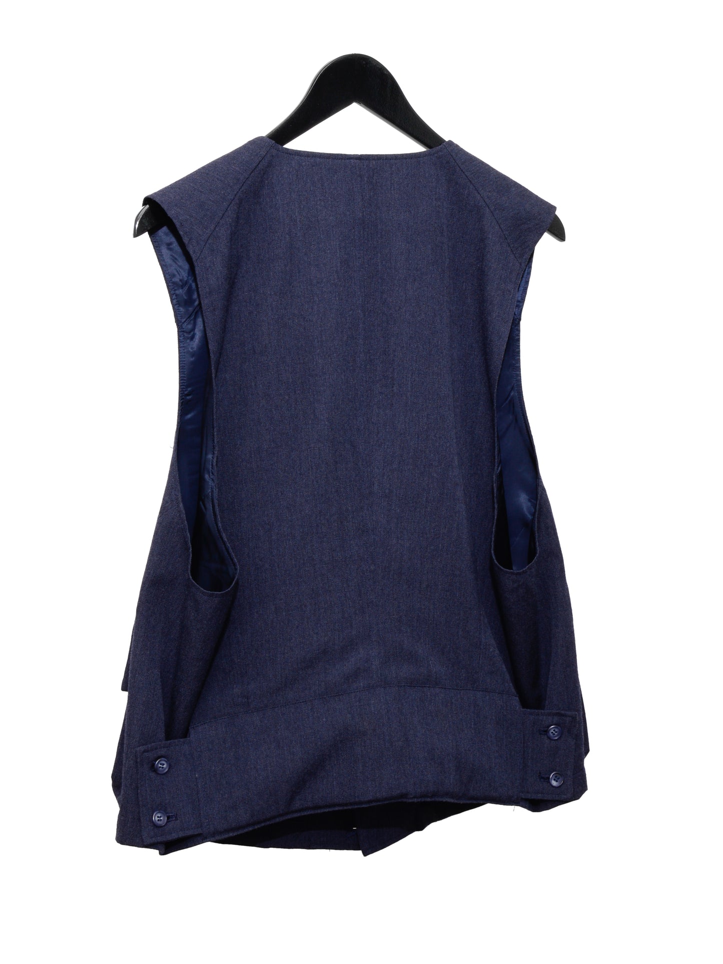 cargo vest navy ∙ wool ∙ one size