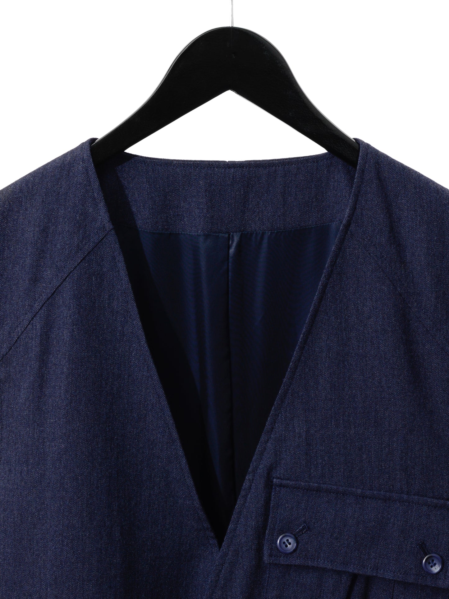 cargo vest navy ∙ wool ∙ one size