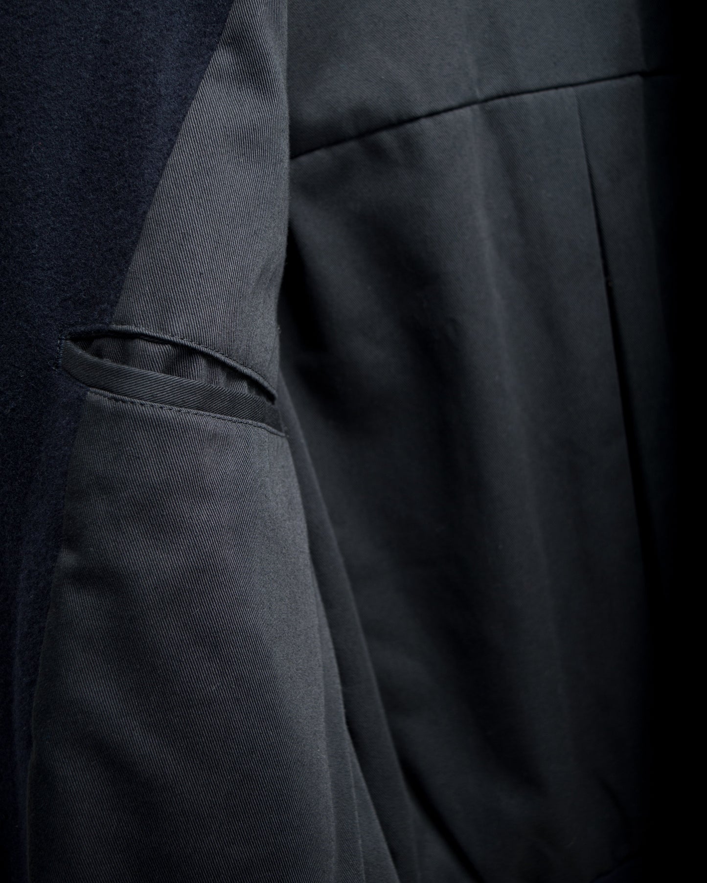 sports jacket navy ∙ melton wool nylon ∙ medium