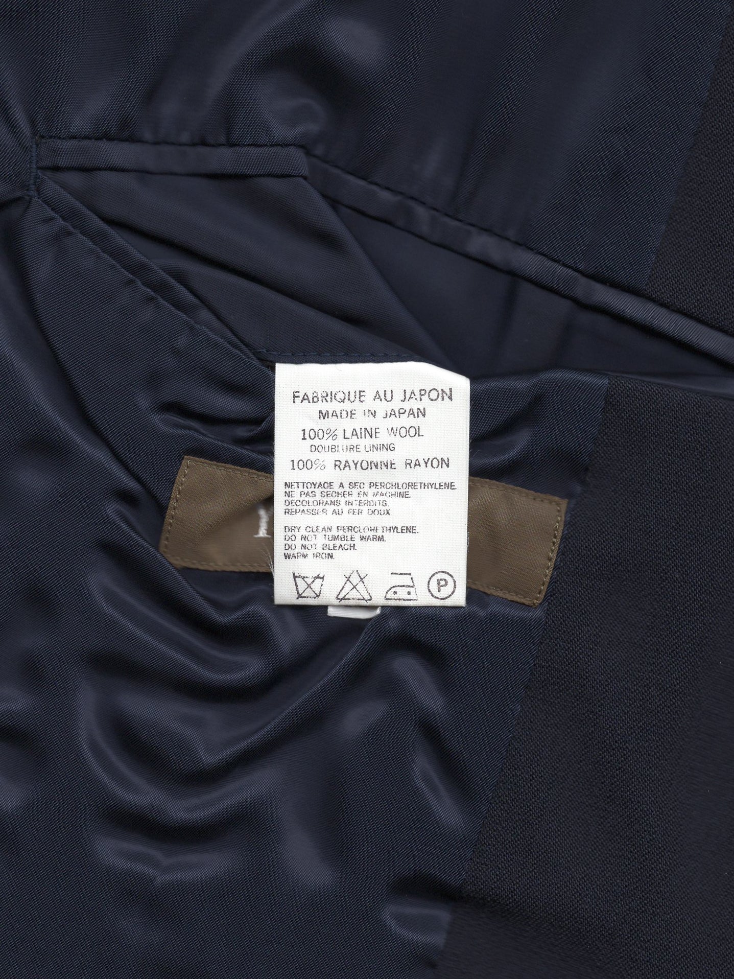 tailored jacket navy ∙ wool ∙ medium