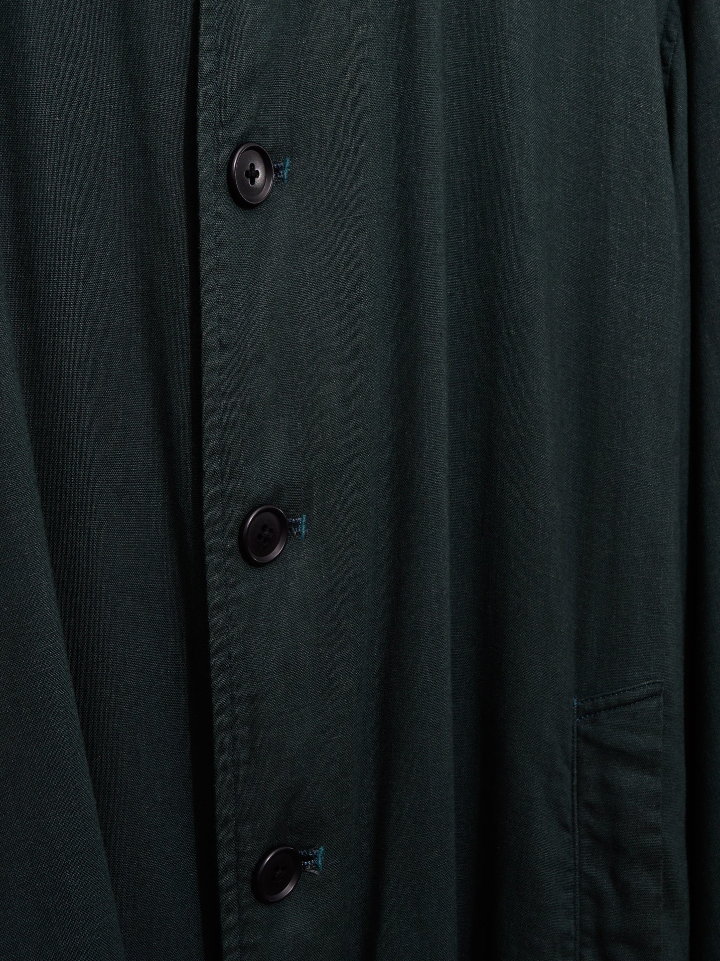 mid length jacket forest ∙ rayon linen ∙ large