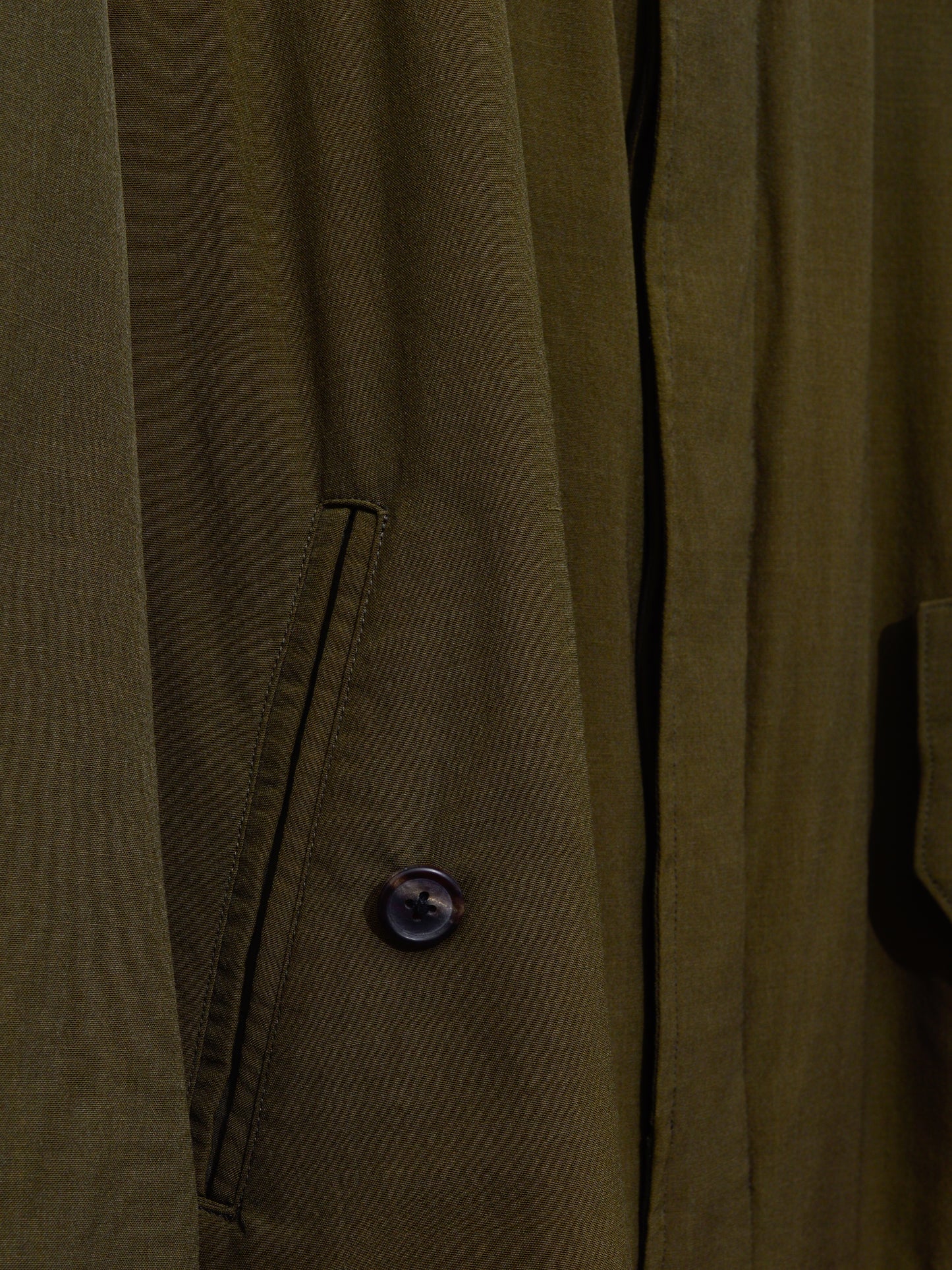 hidden front blouson olive ∙ wool ∙ medium
