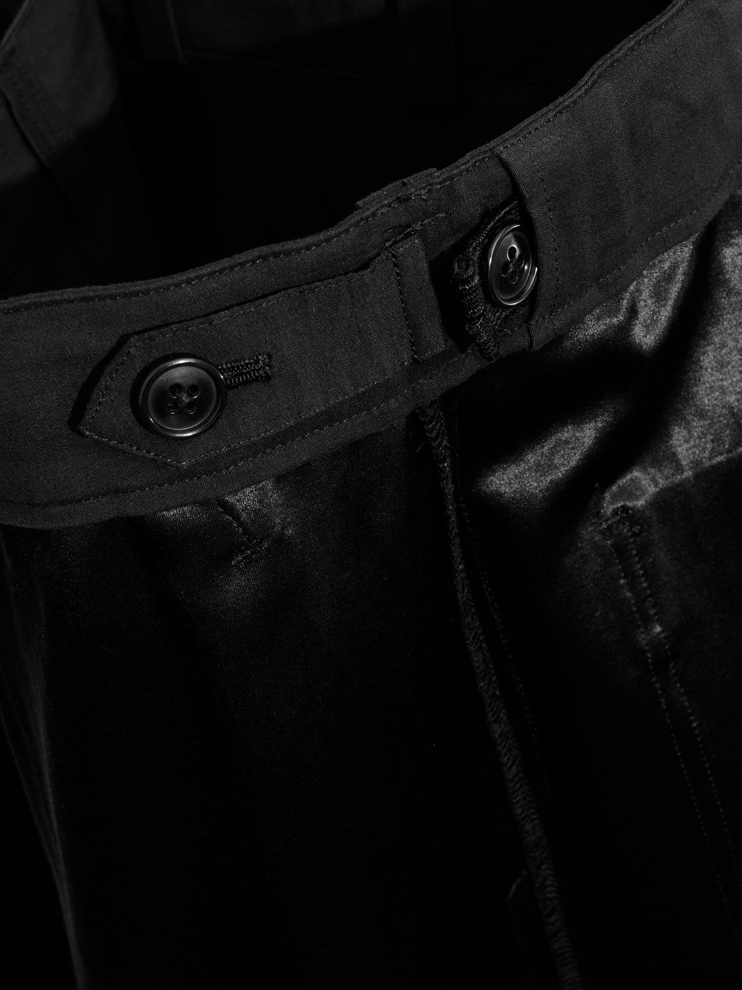 fatigue pants black ∙ cotton acetate ∙ medium