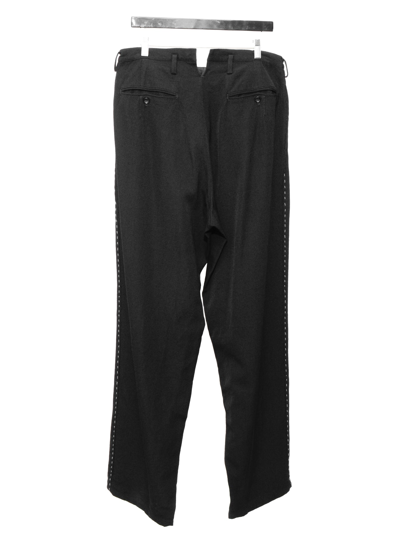suspender trousers black ∙ wool ∙ medium