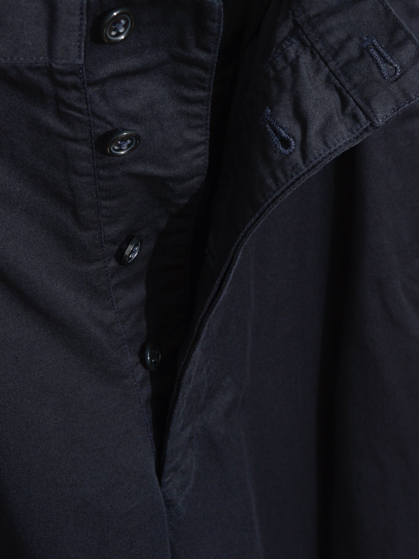garment dyed suspender pants navy ∙ cotton ∙ medium
