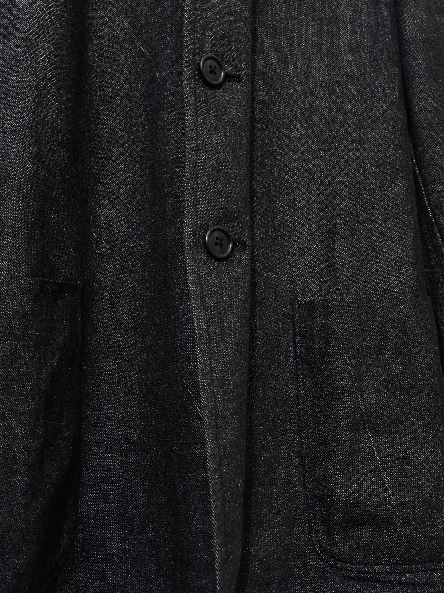 tailored jacket charcoal ∙ cotton linen denim ∙ medium