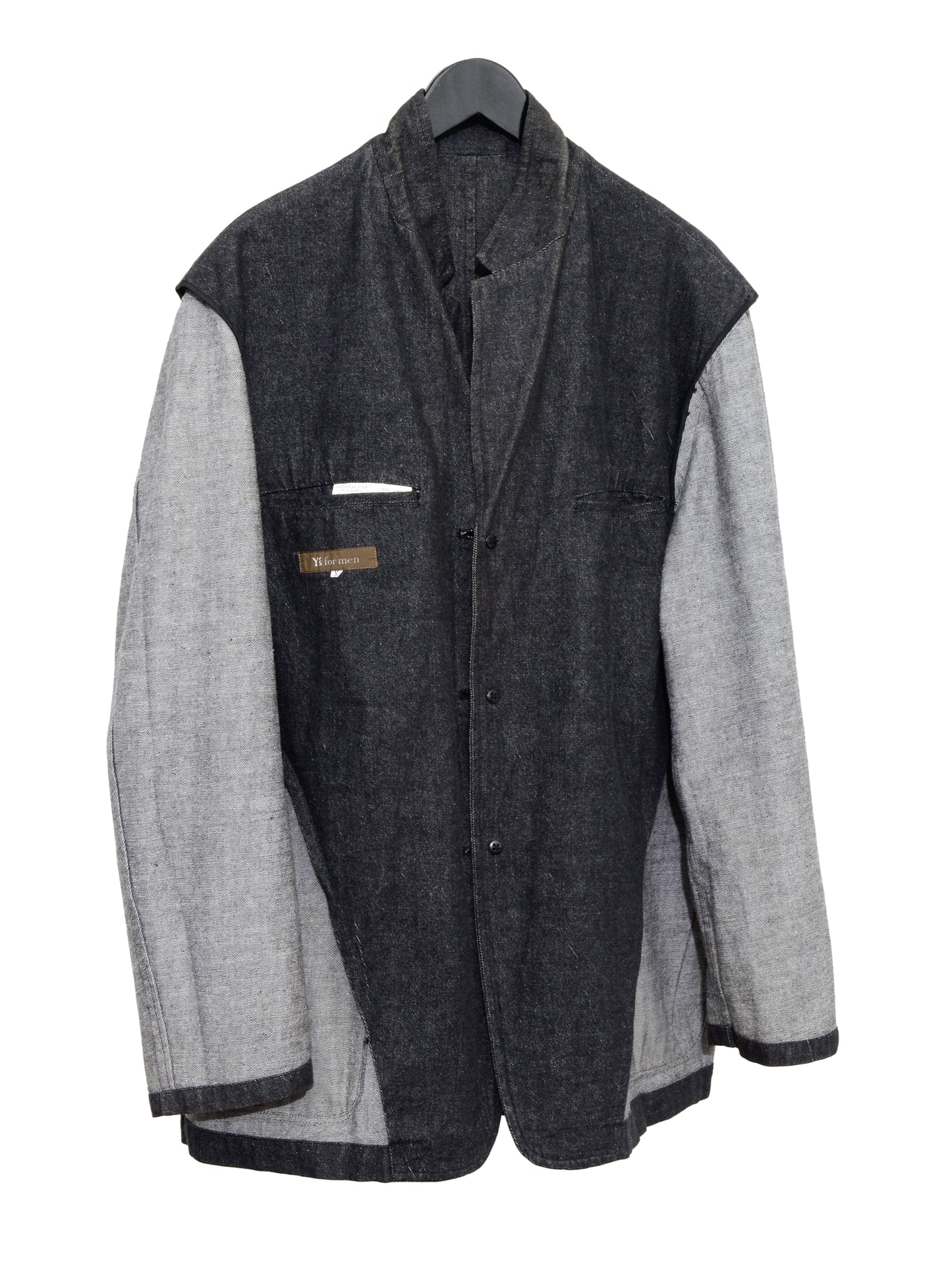tailored jacket charcoal ∙ cotton linen denim ∙ medium