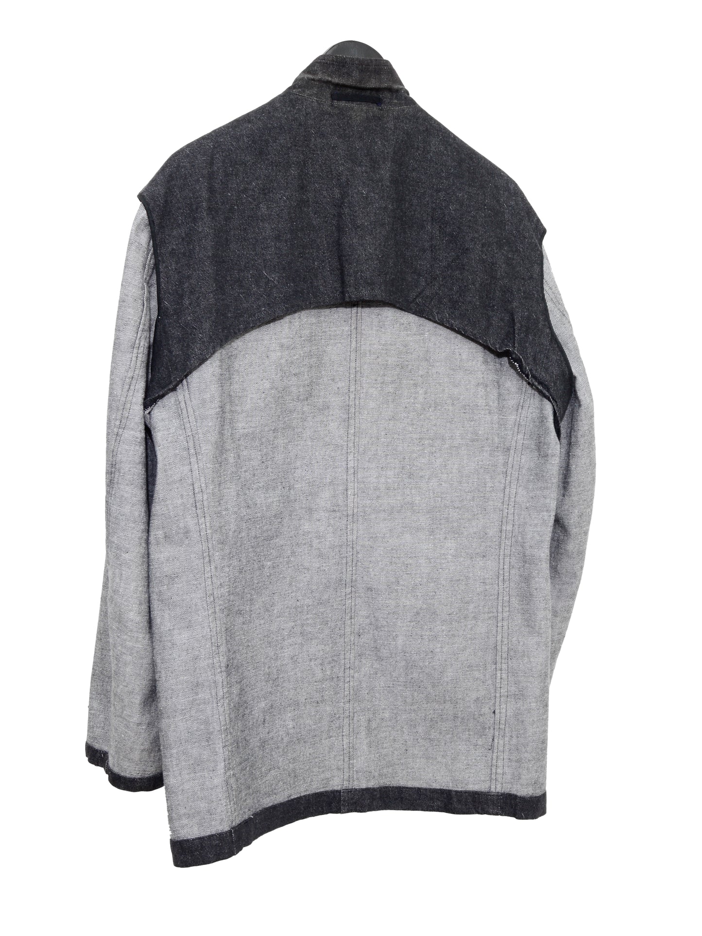 tailored jacket charcoal ∙ cotton linen denim ∙ medium