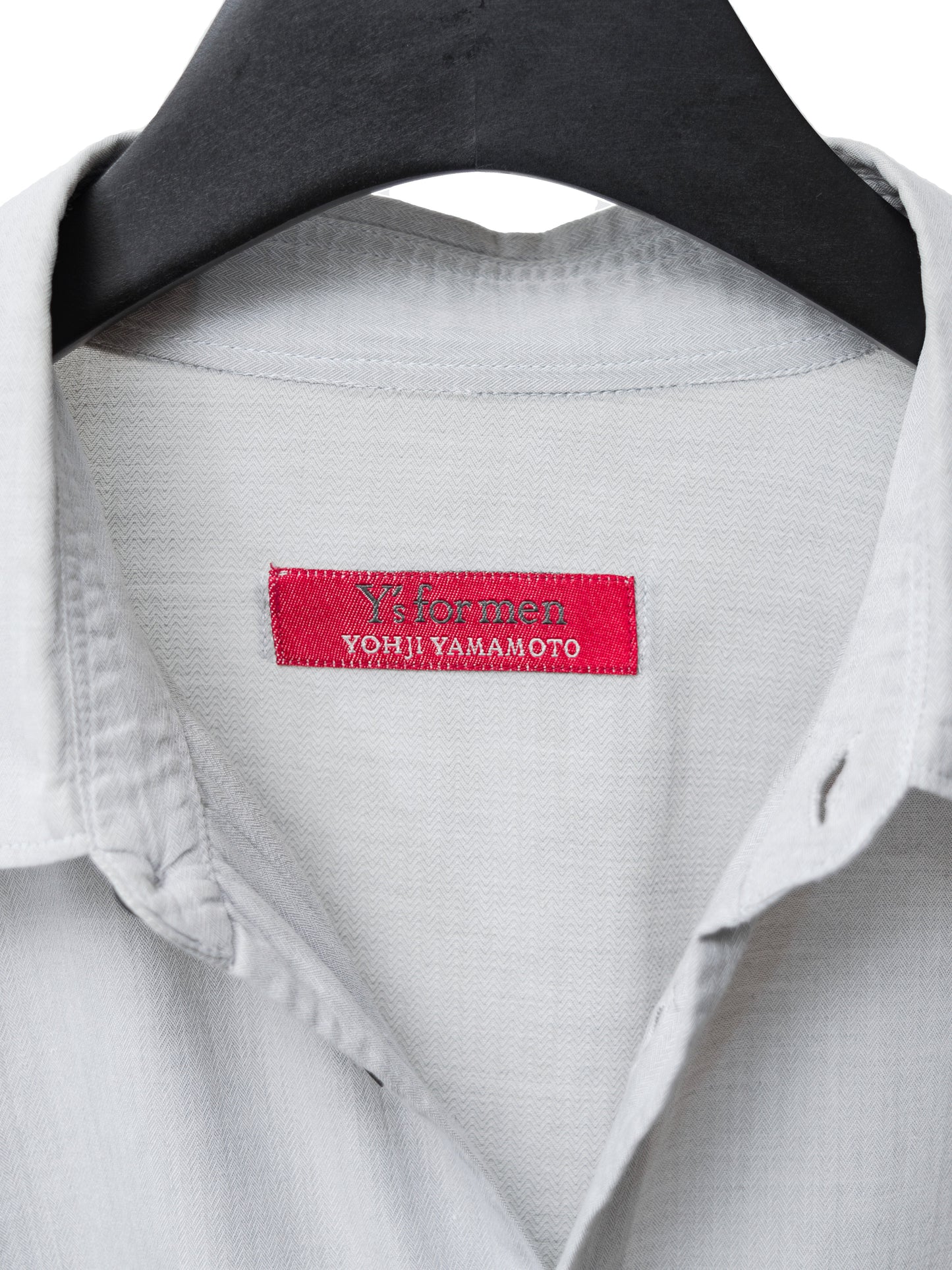 relaxed shirt chalk ∙ herringbone cotton ∙ one size