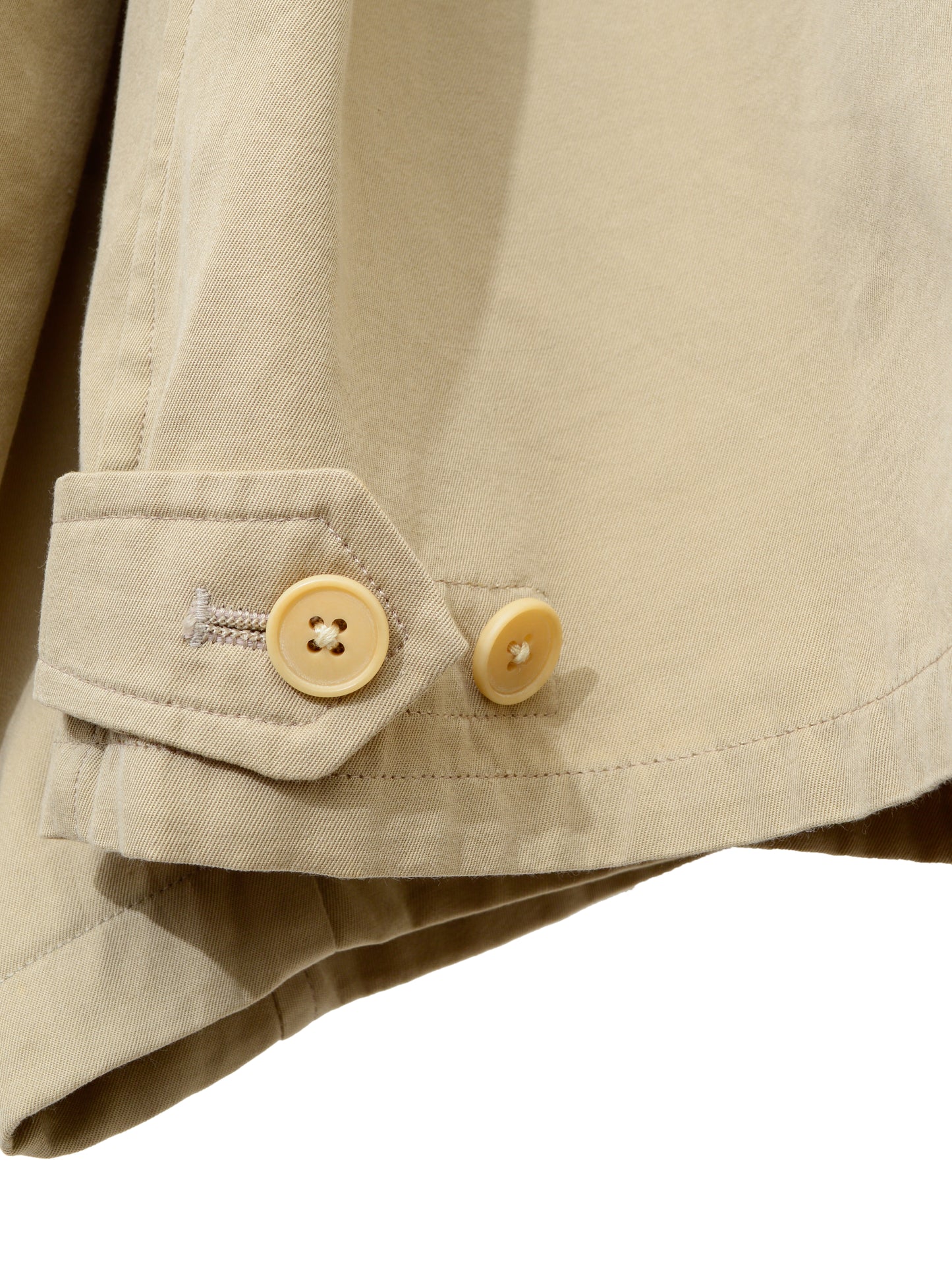 zip front blouson tan ∙ cotton silk ∙ medium
