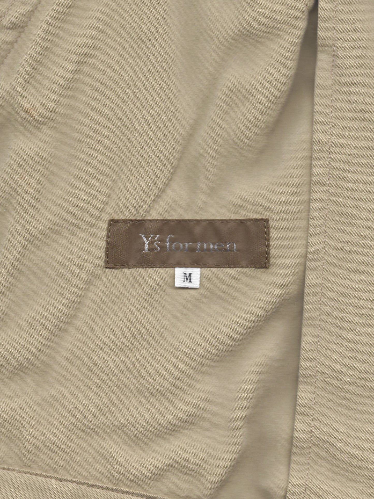 zip front blouson tan ∙ cotton silk ∙ medium