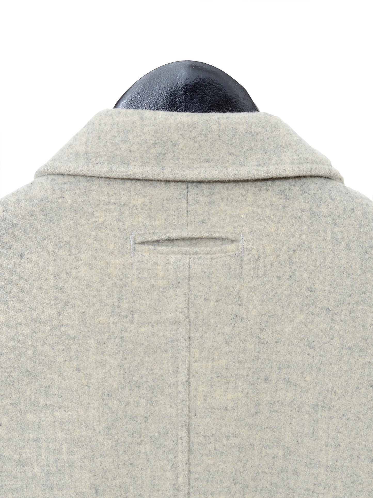 zip front jacket bone ∙ melton wool nylon ∙ large