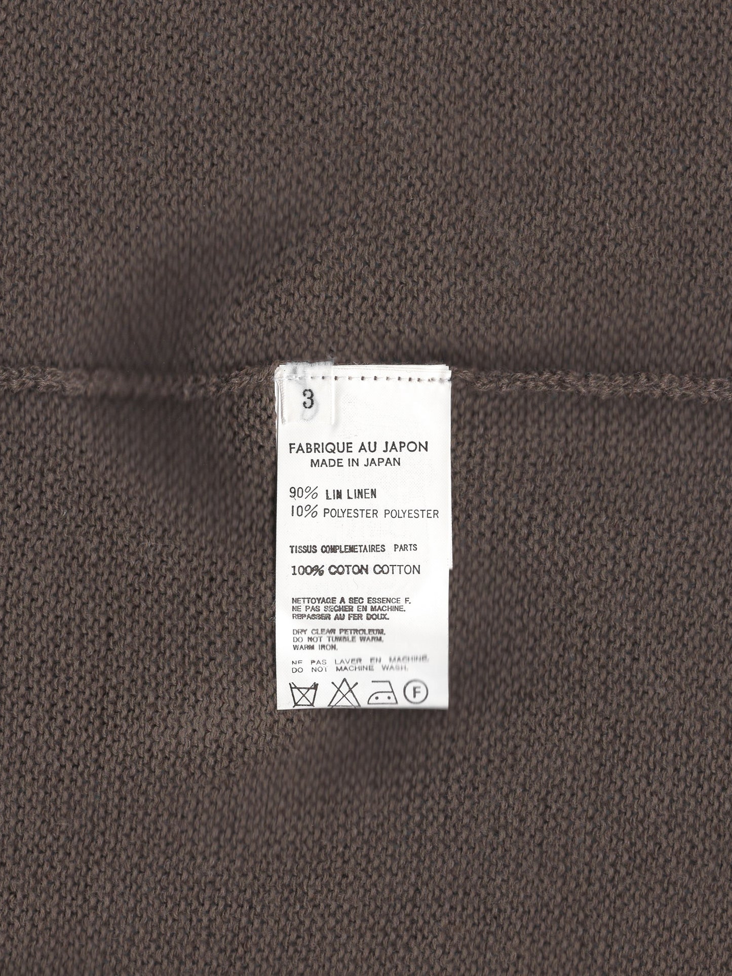 knit pullover acorn ∙ linen poly ∙ one size