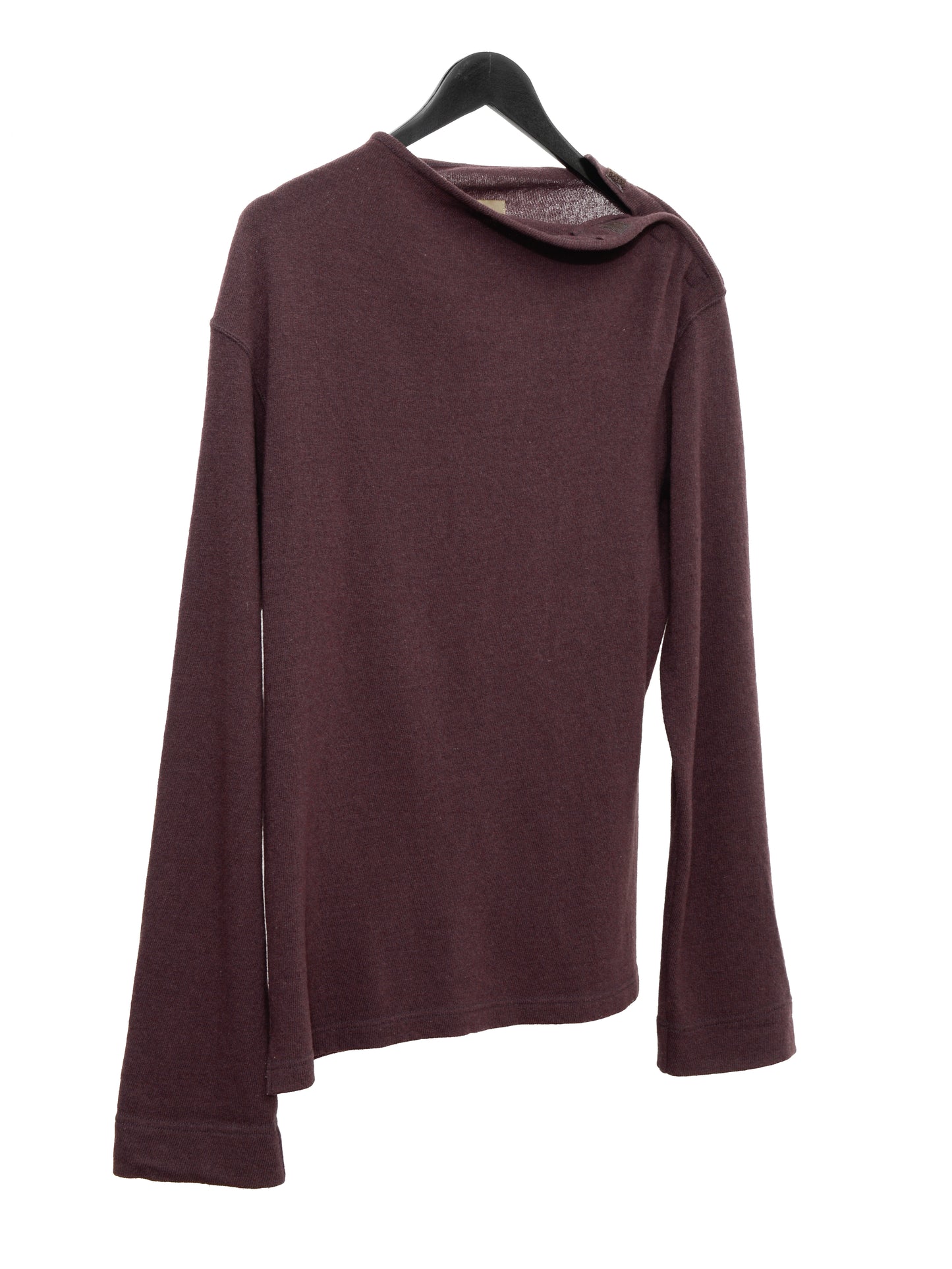 boatneck top maroon ∙ wool nylon ∙ medium