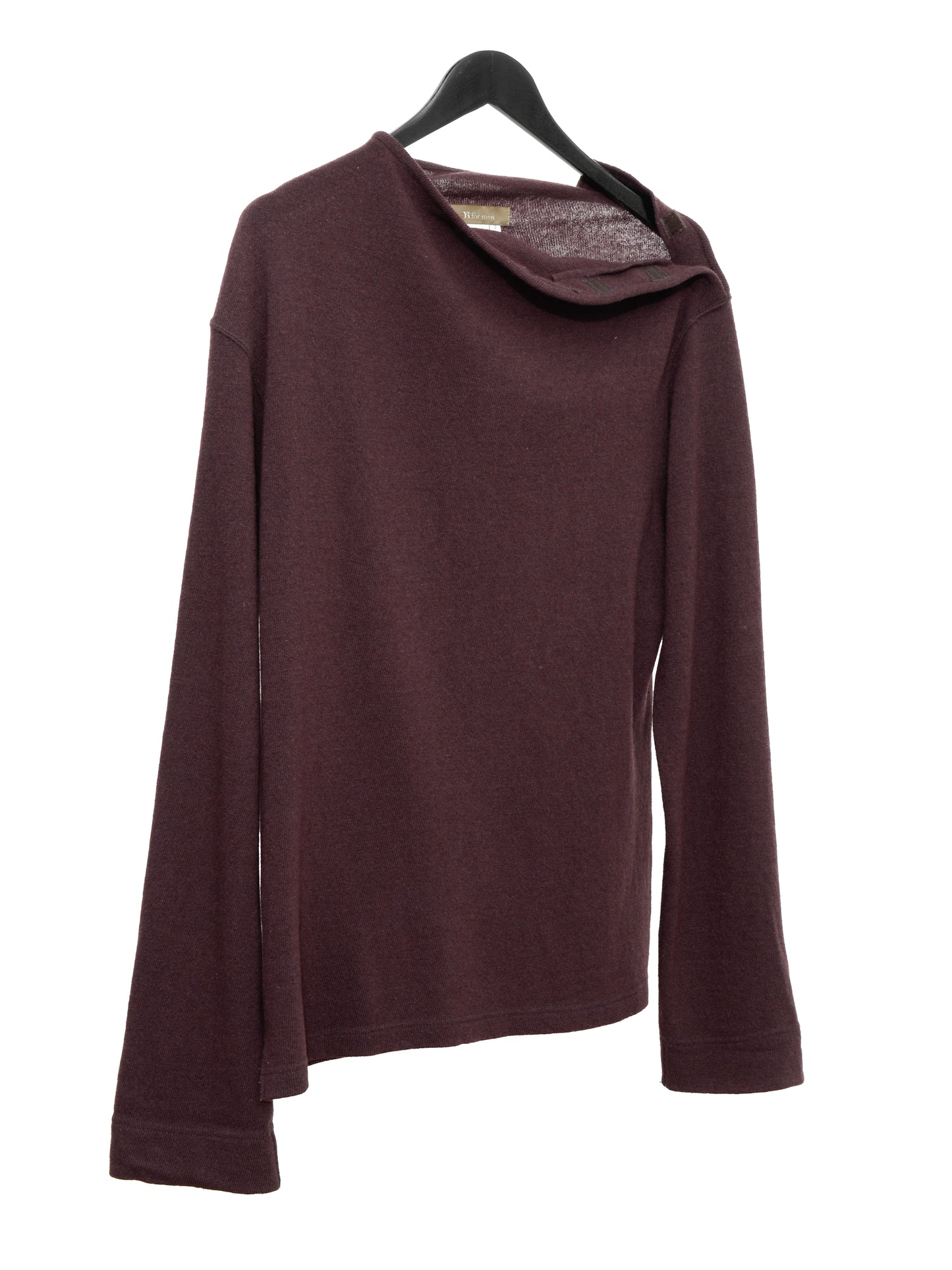 boatneck top maroon ∙ wool nylon ∙ medium
