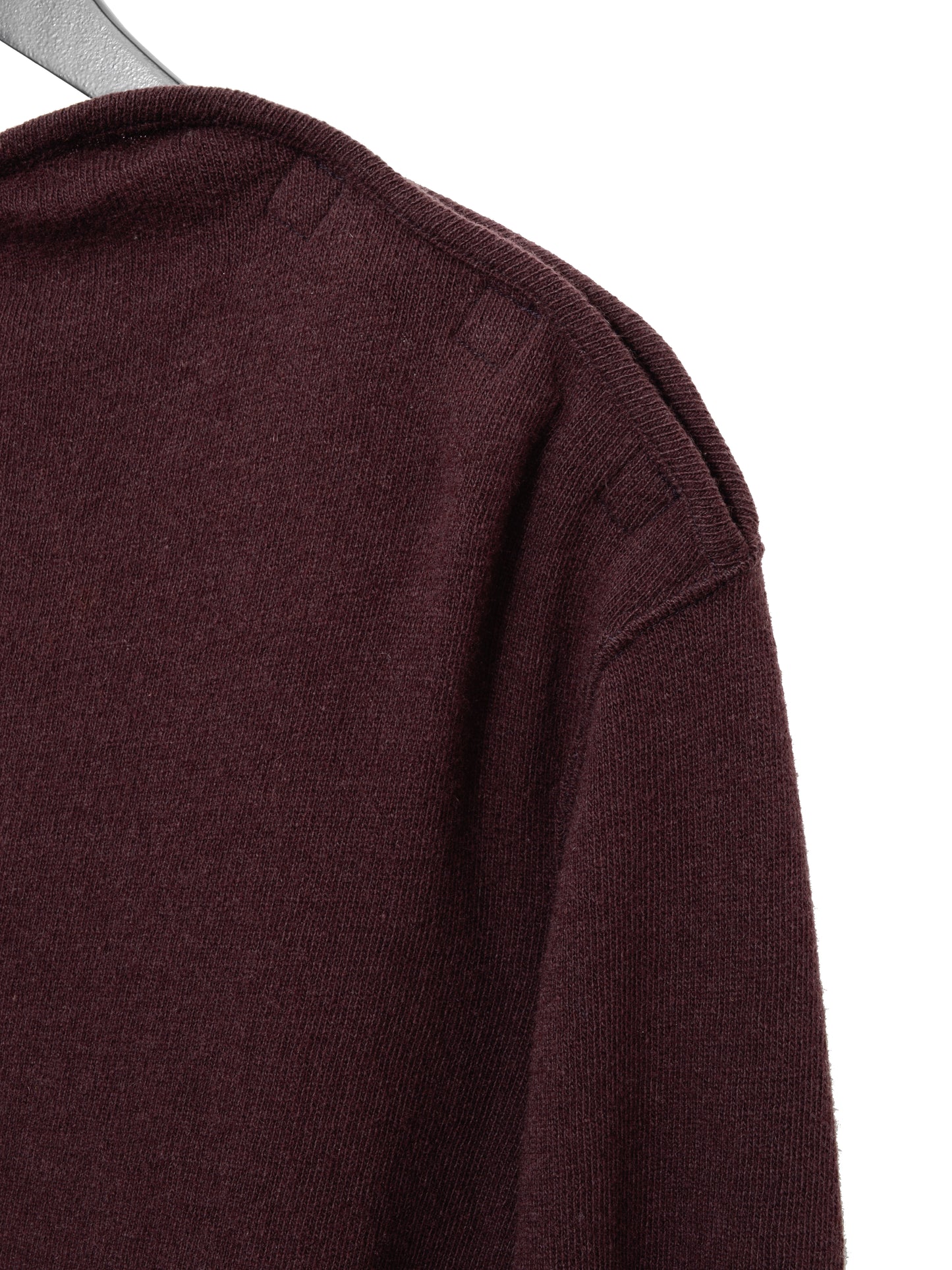boatneck top maroon ∙ wool nylon ∙ medium