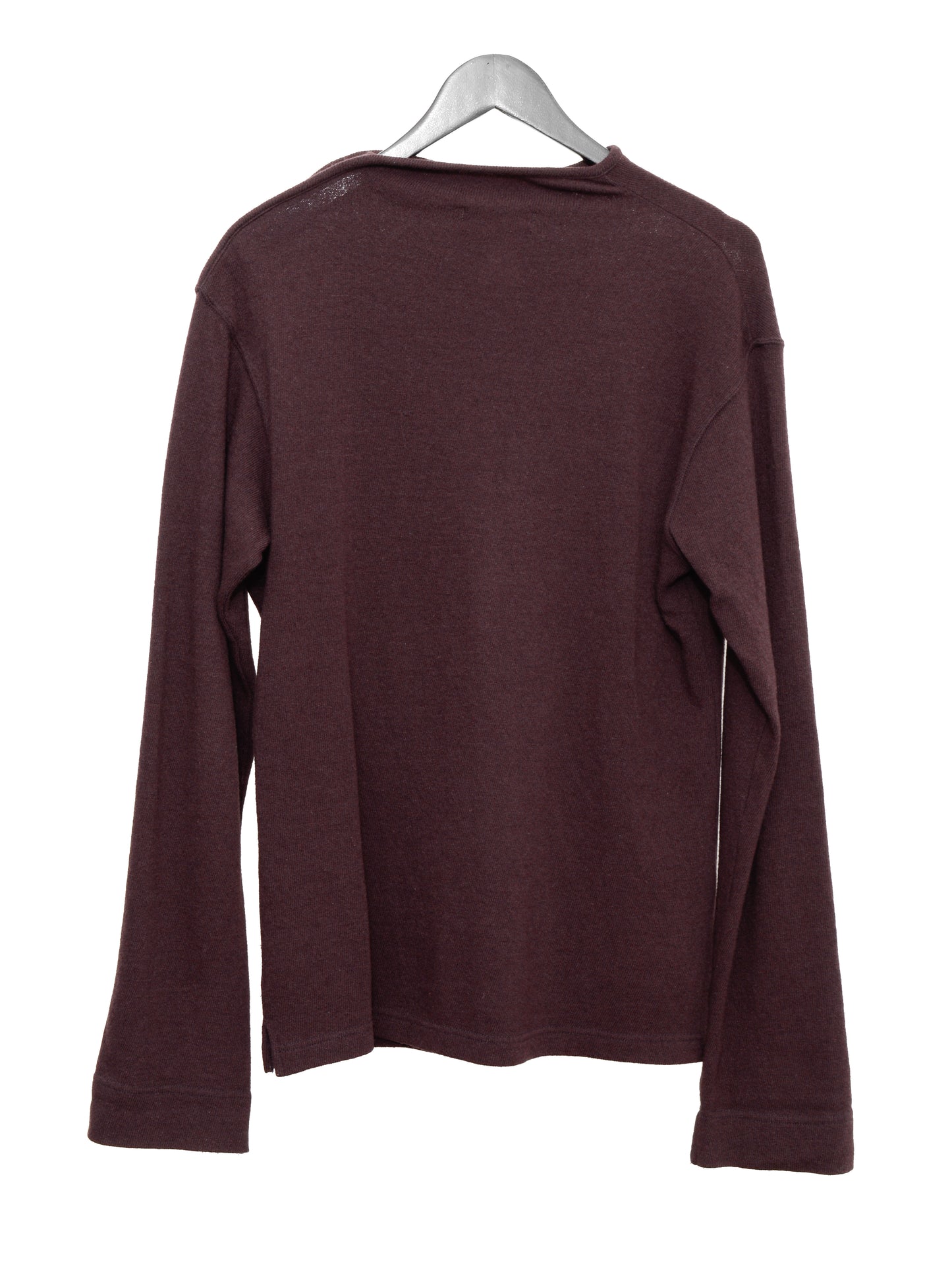 boatneck top maroon ∙ wool nylon ∙ medium