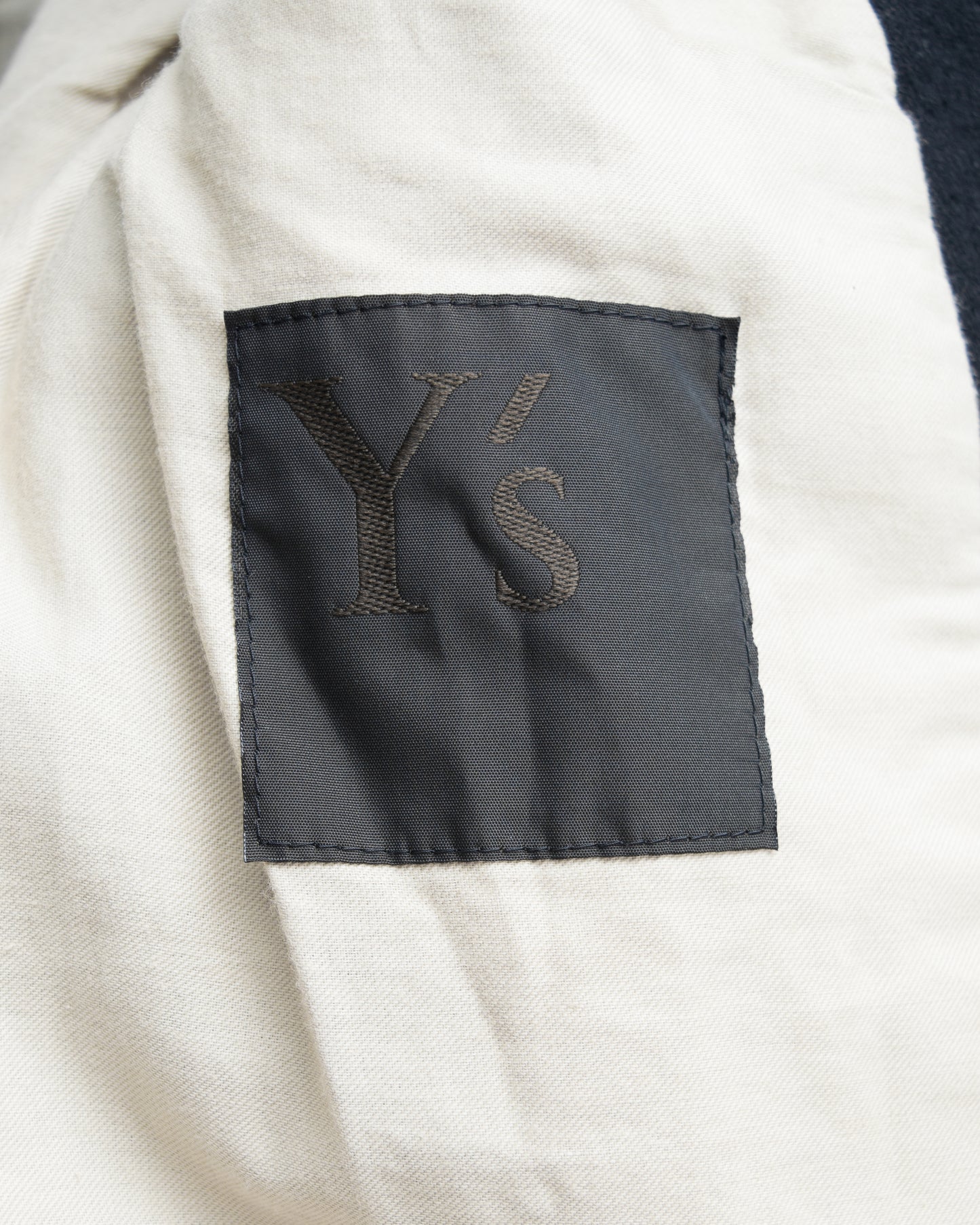 moto coat black ∙ wool cotton linen nylon ∙ medium