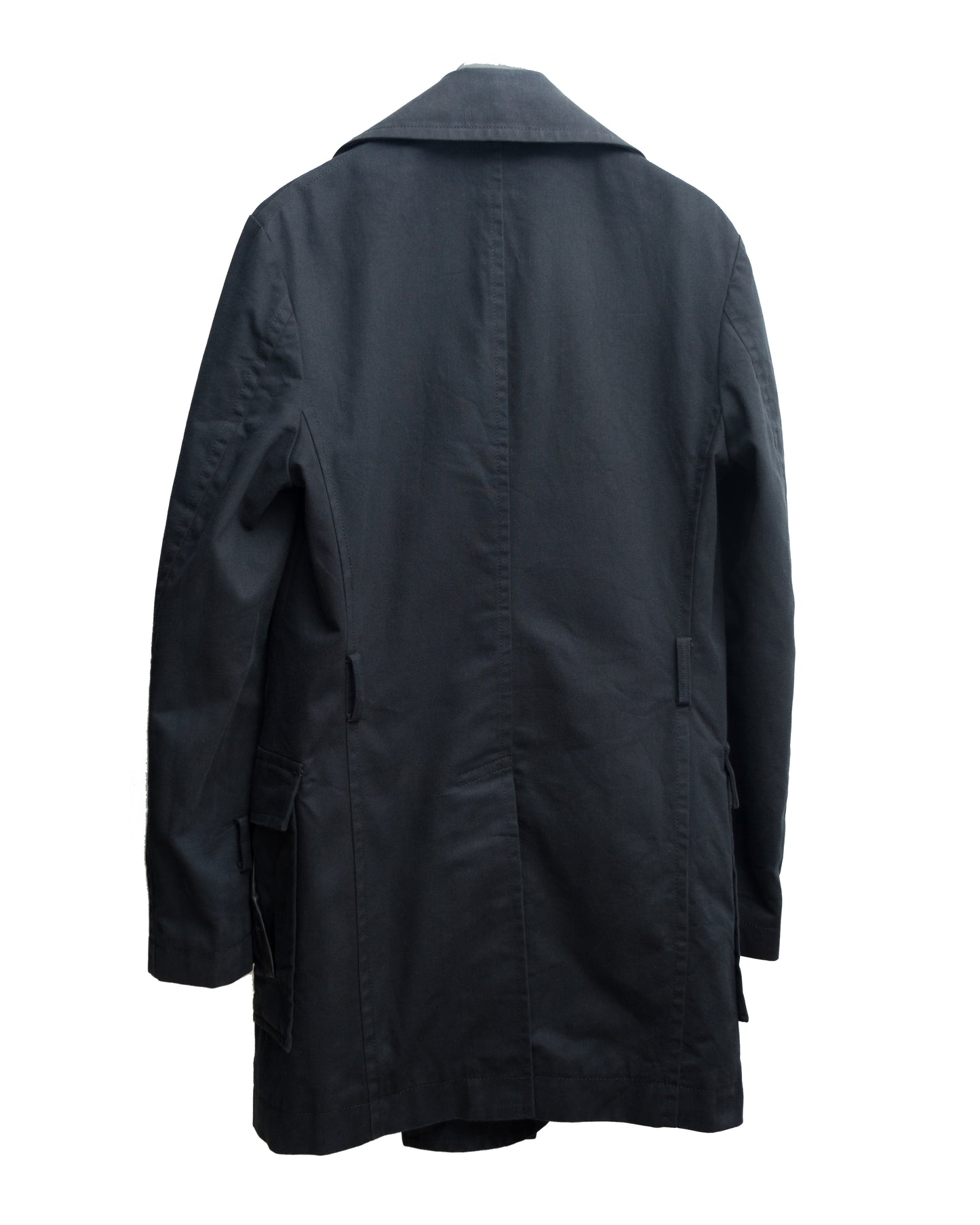 moto coat washed black ∙ cotton ∙ large