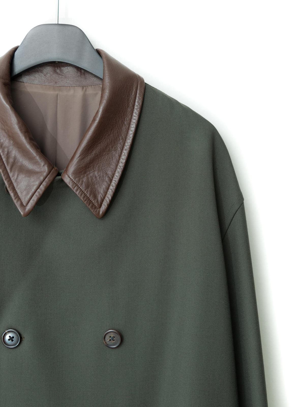 Double Breasted Coat Loden