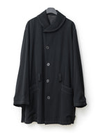 Belted Mackinaw Coat Black