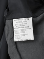 Belted Mackinaw Coat Black