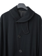 Belted Mackinaw Coat Black