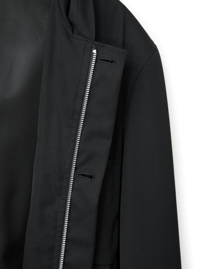 tailored n-2b jacket black ∙ wool ∙ medium