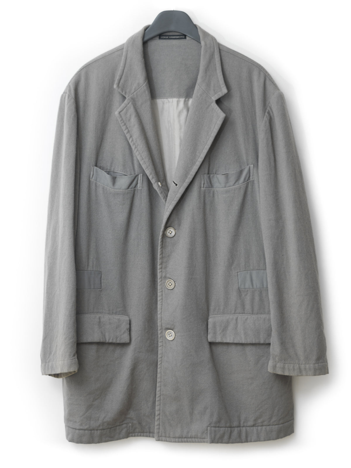 A/W 03 Garment Dyed Tailored Jacket Ash