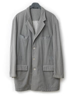 A/W 03 Garment Dyed Tailored Jacket Ash