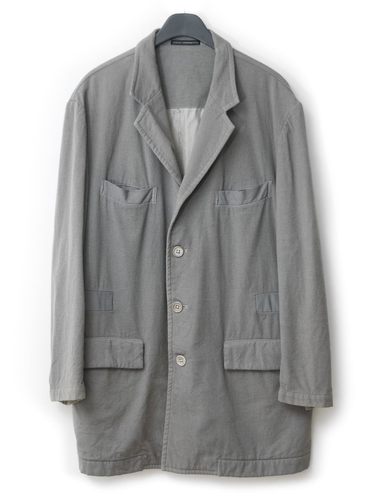 A/W 03 Garment Dyed Tailored Jacket Ash