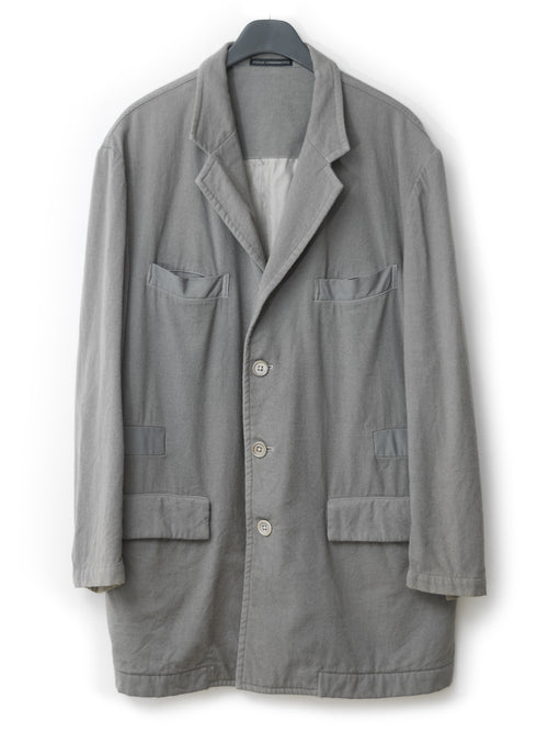 A/W 03 Garment Dyed Tailored Jacket Ash