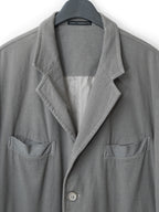 A/W 03 Garment Dyed Tailored Jacket Ash