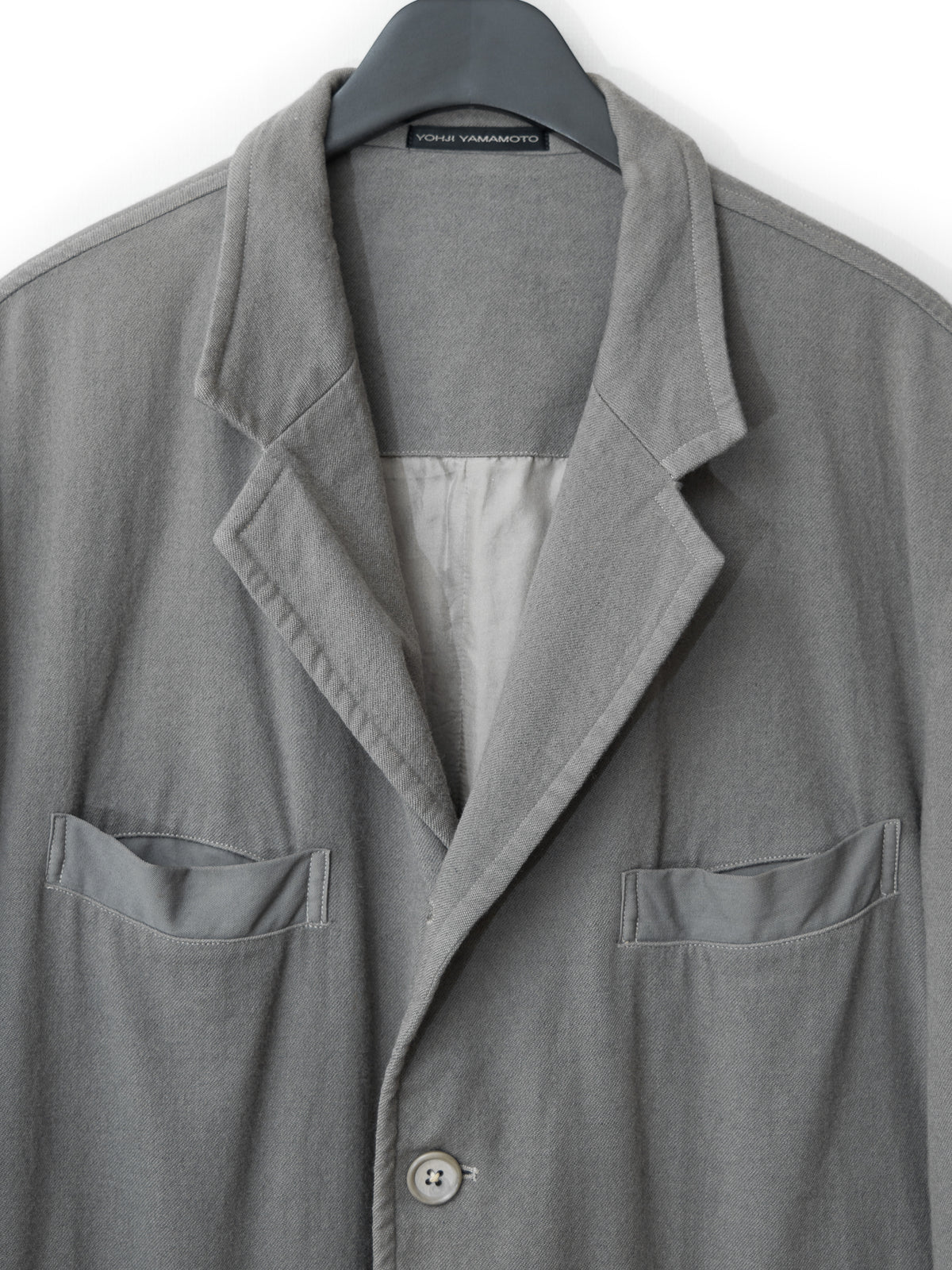 A/W 03 Garment Dyed Tailored Jacket Ash