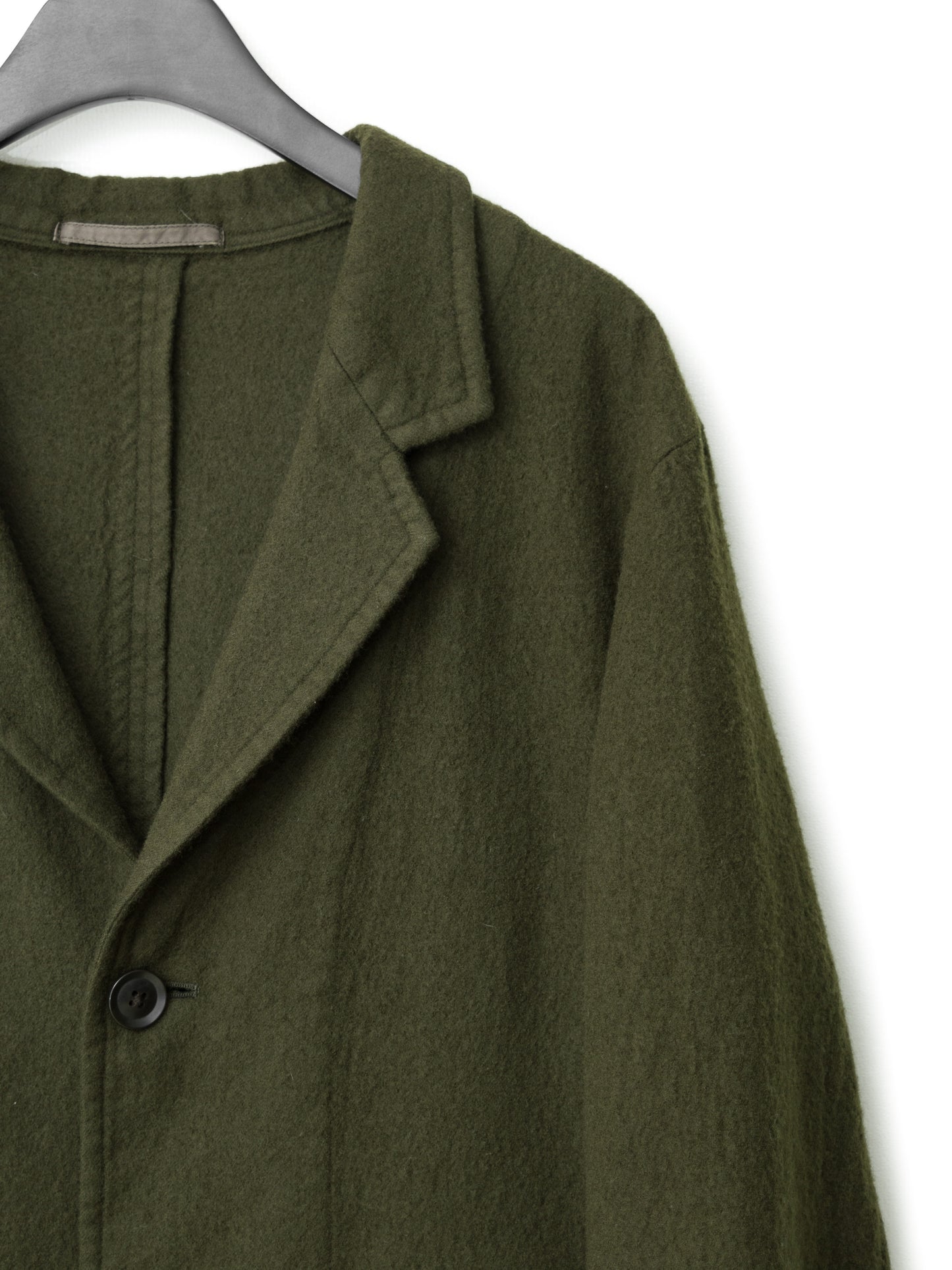 tailored hunting jacket moss ∙ shrunken wool ∙ small