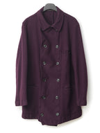 Unstructured Peacoat Mulberry