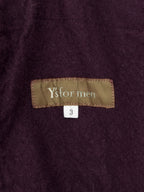 Unstructured Peacoat Mulberry