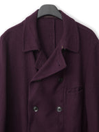 Unstructured Peacoat Mulberry