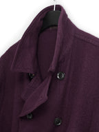 Unstructured Peacoat Mulberry