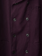 Unstructured Peacoat Mulberry