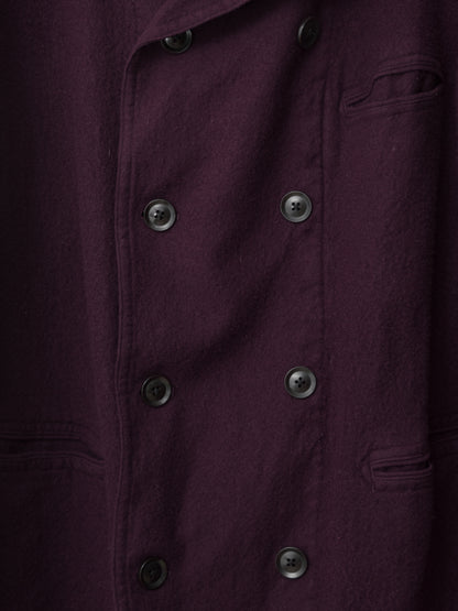 unstructured peacoat mulberry ∙ shrunken wool ∙ medium