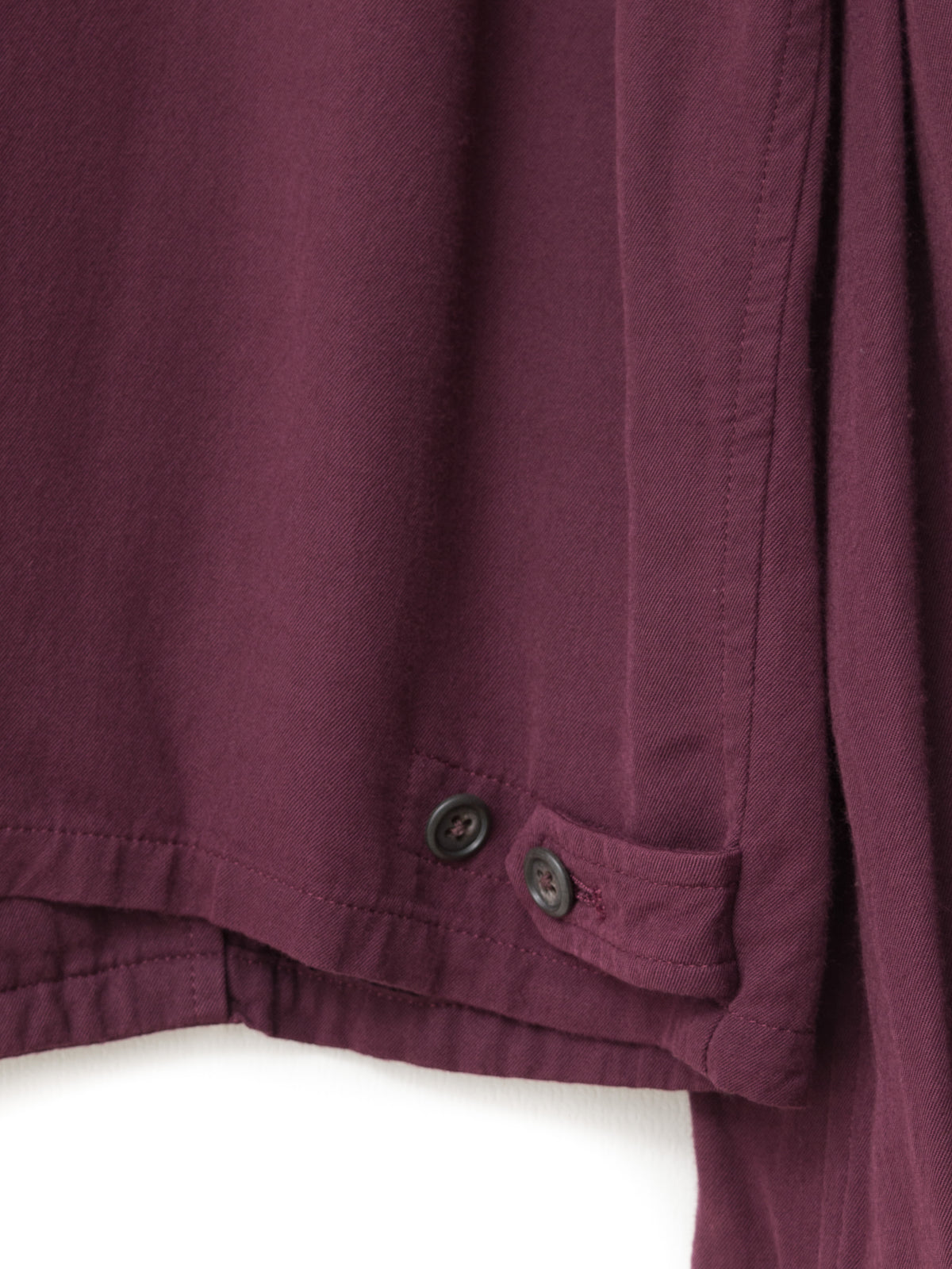 Zip Front Blouson Wine