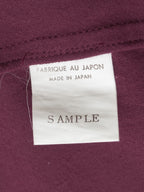 Zip Front Blouson Wine