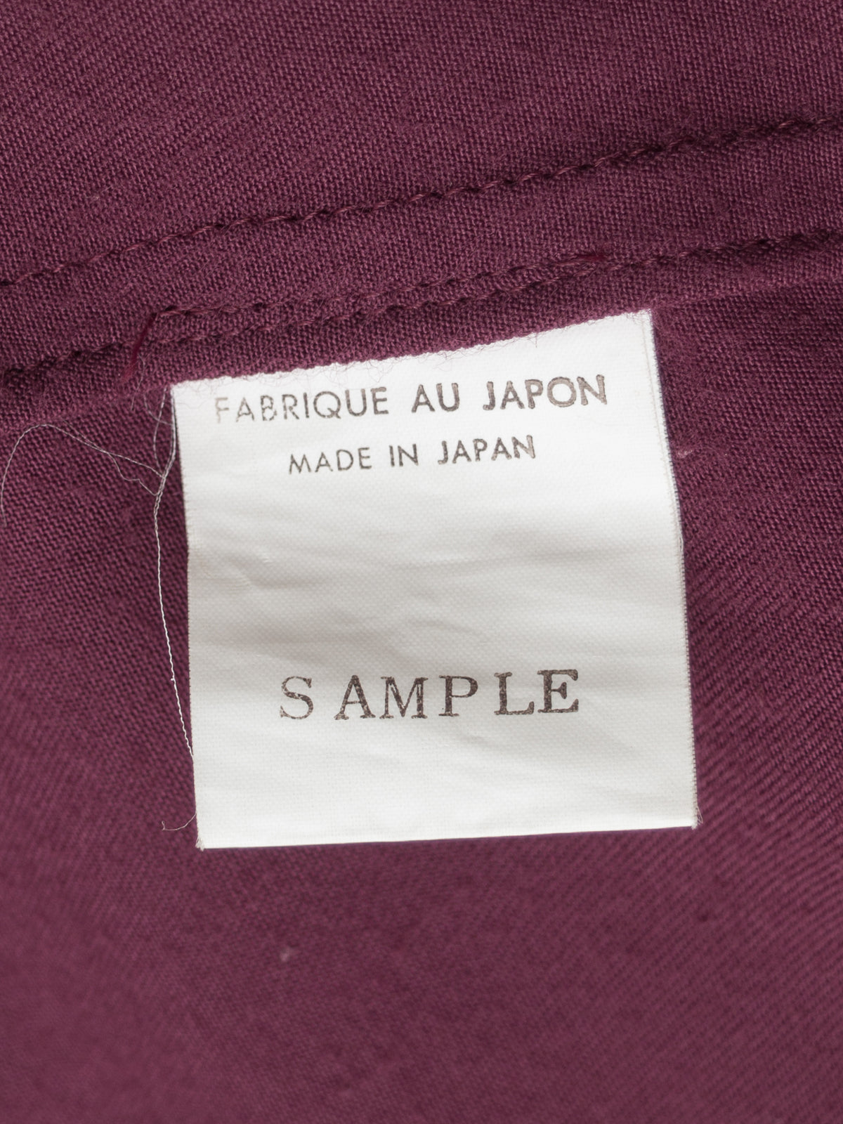 Zip Front Blouson Wine
