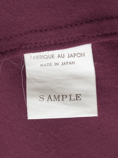 zip front blouson wine ∙ rayon ∙ one size