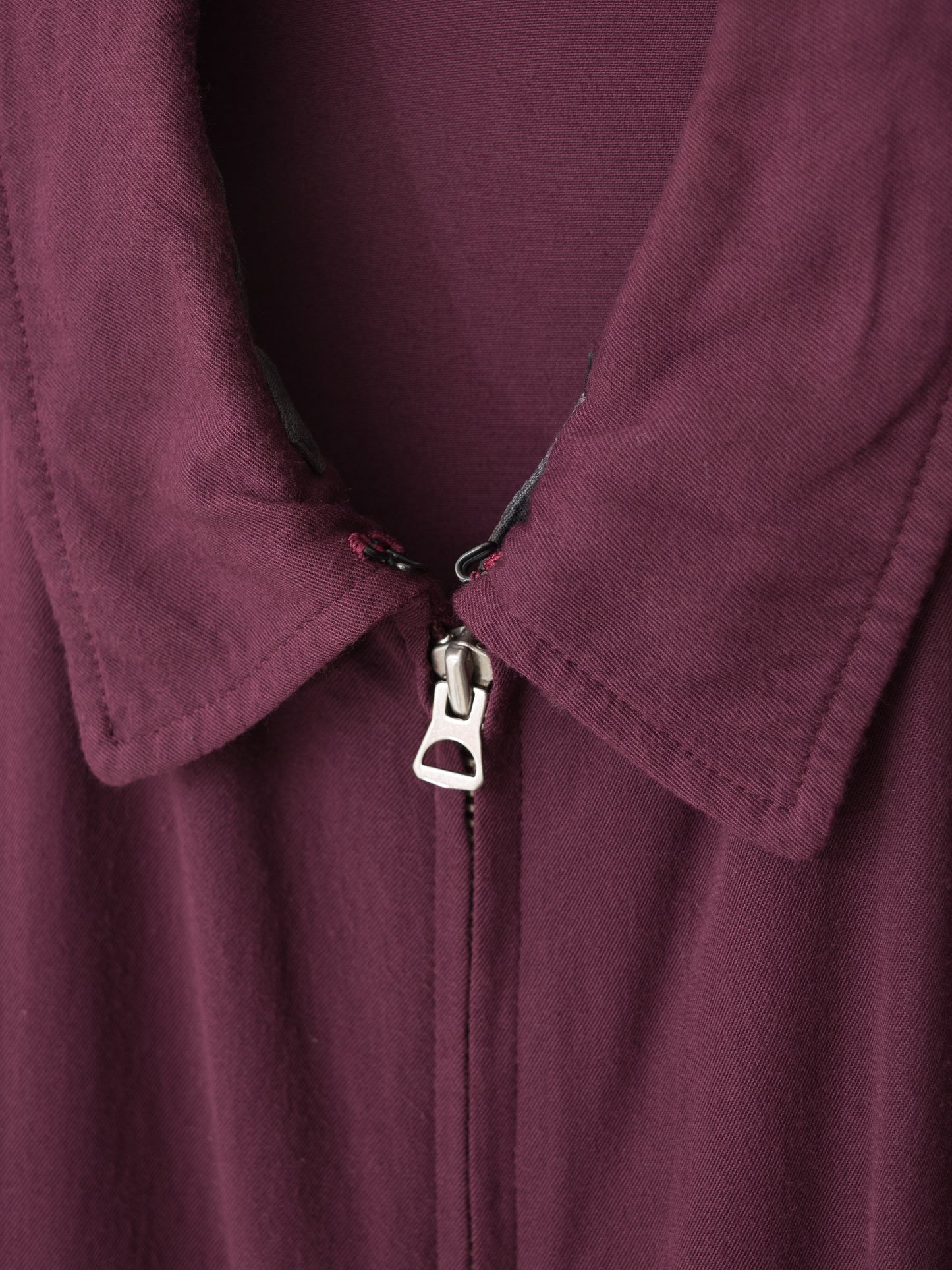 zip front blouson wine ∙ rayon ∙ one size