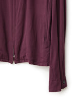 Zip Front Blouson Wine