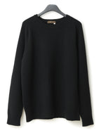 Saddle Shoulder Sweater Black